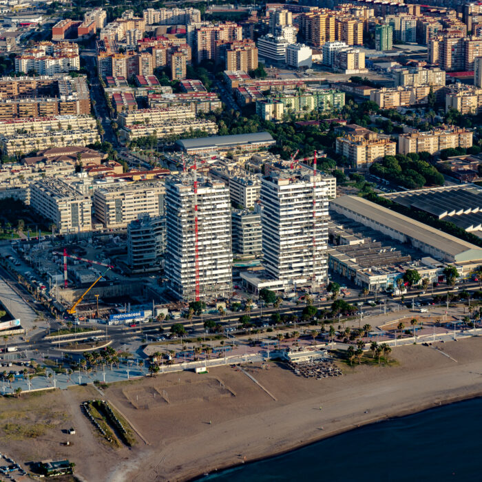 perspectiva aérea única