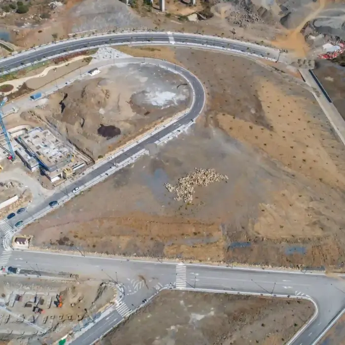 Imagen de alta resolución que muestra la precisión en la ejecución de la infraestructura urbana