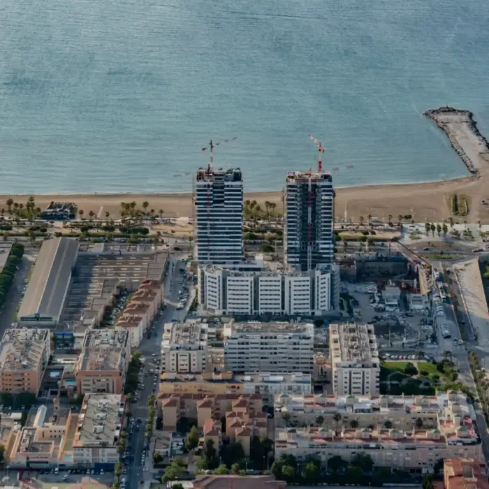 seguimiento aéreo de obra en Málaga - Escair