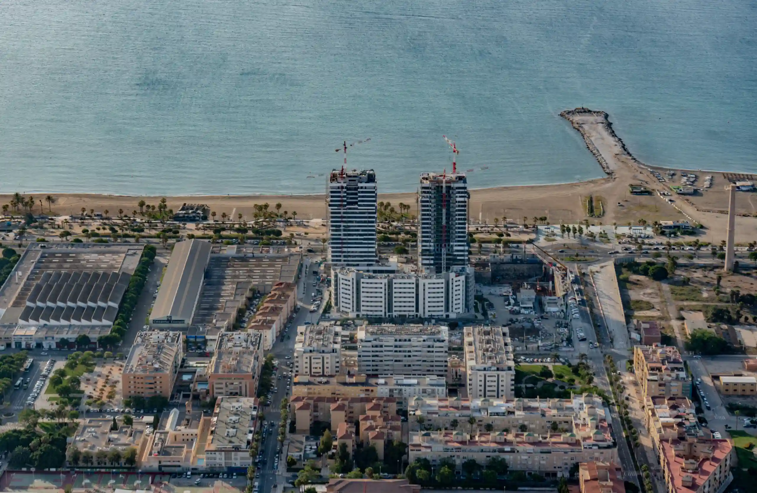 seguimiento aéreo de obra en Málaga - Escair