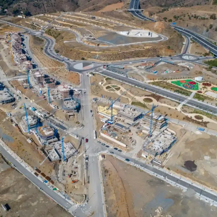 Captura en alta resolución de la red vial terminada