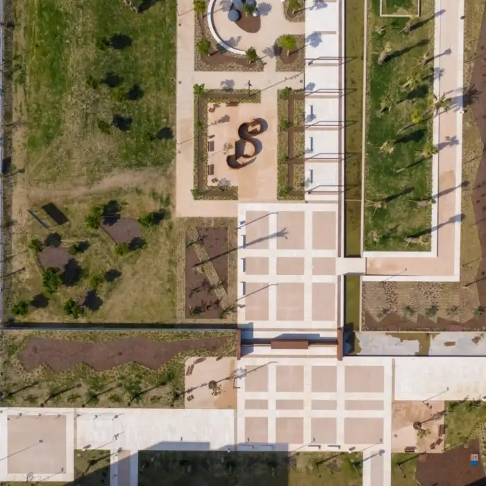 Diseño paisajístico n el Parque Martiricos