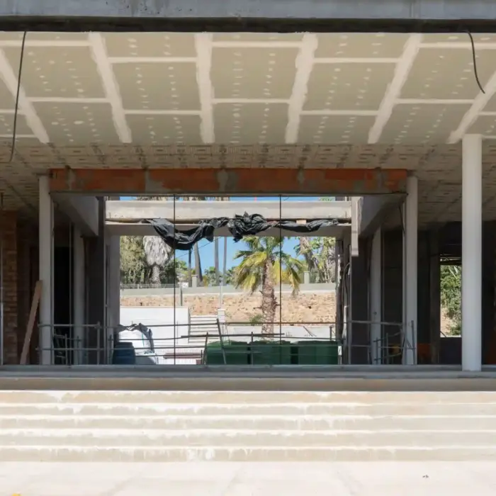 Fotografía de acabados estructurales en villas de lujo