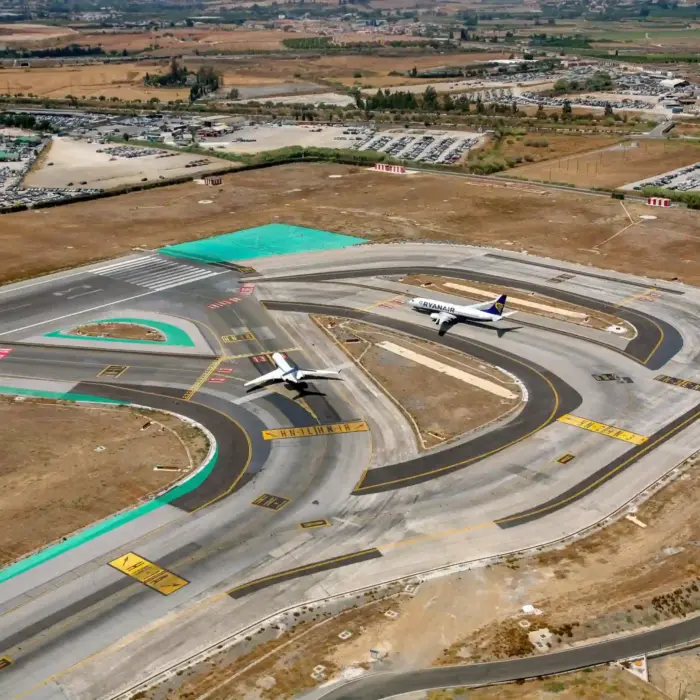 Operativa de Aviones en el Aeropuerto de Málaga