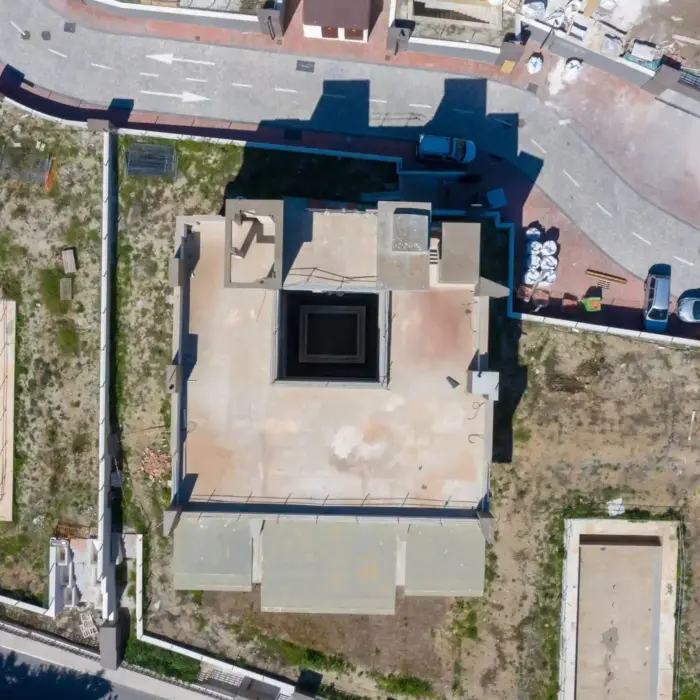 material visual de dron para inmobiliarias en Marbella