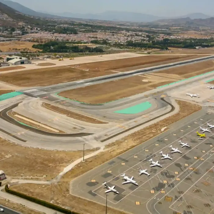 seguimiento de obra civil aeroportuaria de Málaga