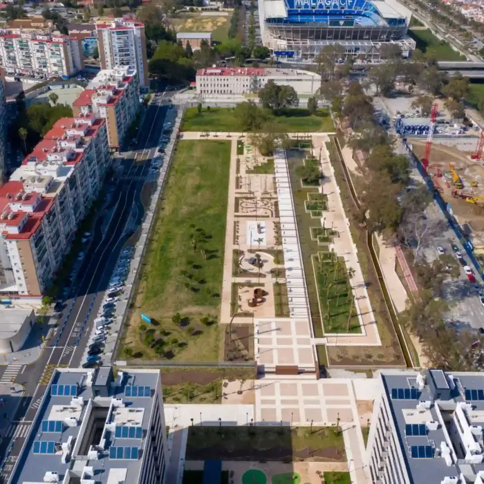 Seguimiento de obra con drones Parque Martiricos